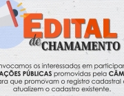 AVISO DE CHAMAMENTO PÚBLICO Nº 01/2023 - REGISTRO CADASTRAL DE FORNECEDORES