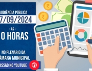 Convocação de audiência de prestação de contas do 2º quadrimestre de 2024